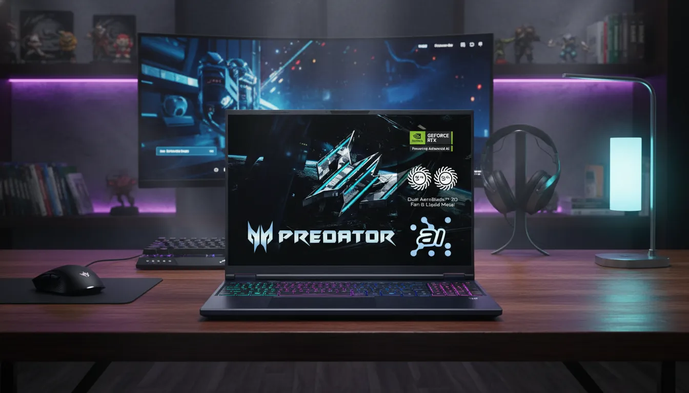 Acer Predator Helios Neo 16S con RTX 5070 - Portátil gaming 1440p 2026