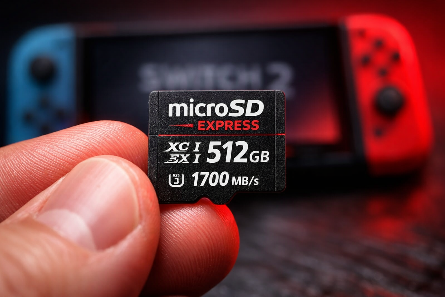 Tarjeta microSD Express 512GB SanDisk para Nintendo Switch 2 con velocidad 880 MB/s