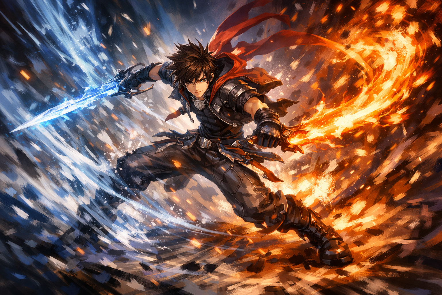 Alabaster Dawn combate Juno magia elementos DMC Kingdom Hearts CrossCode