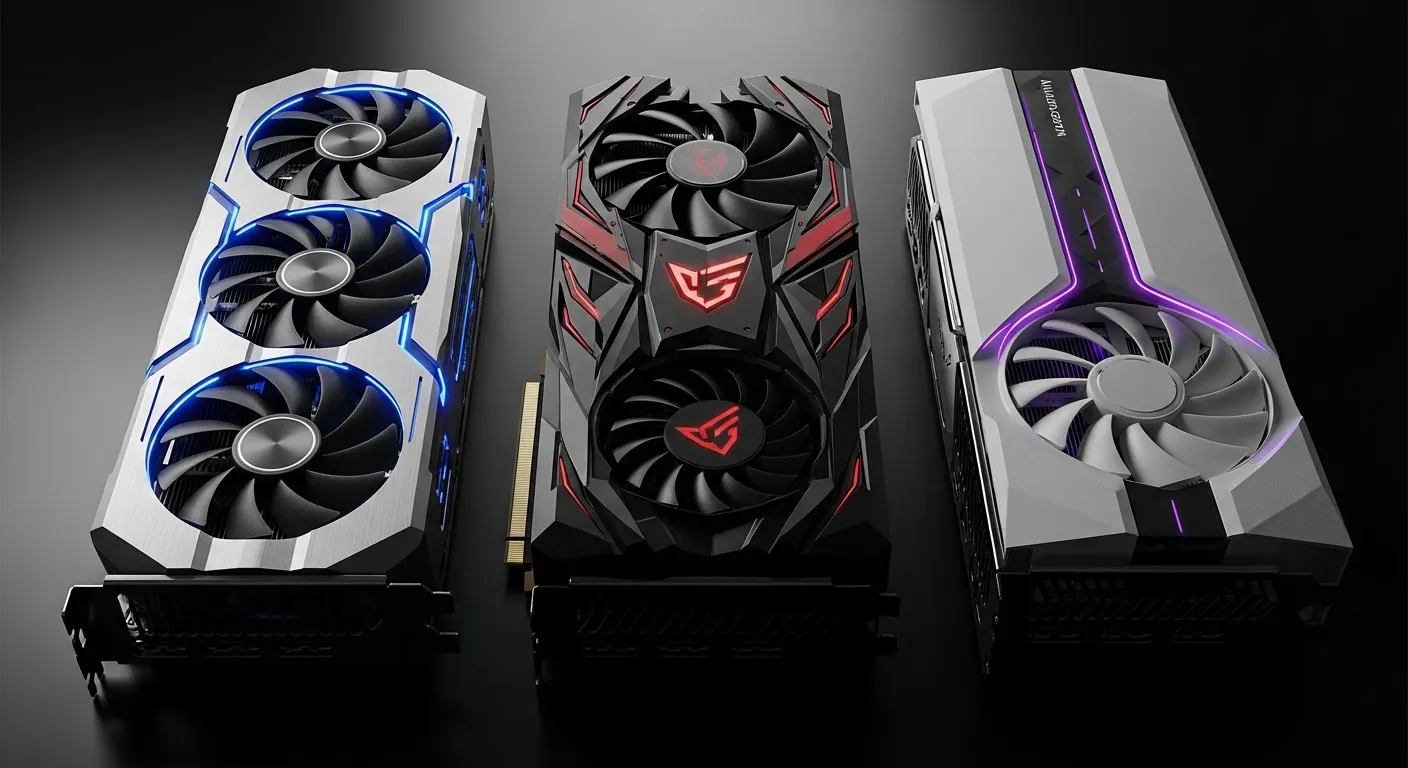 Modelos custom de la AMD RX 9070 XT de diferentes fabricantes
