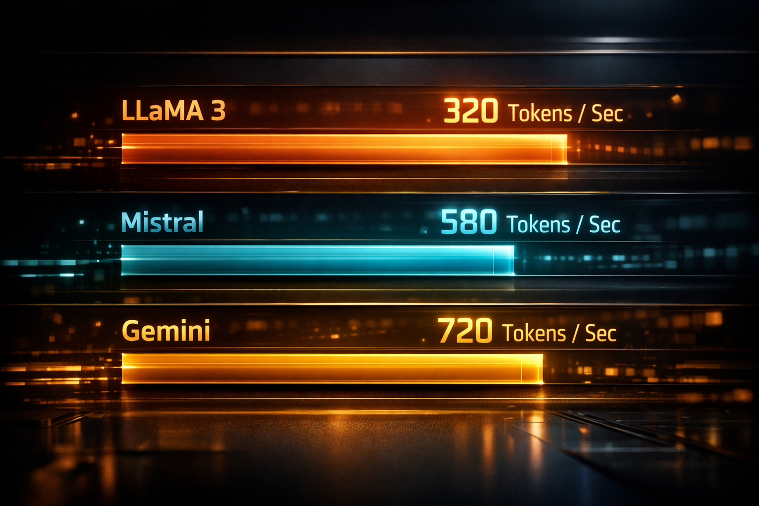 Gráfico de barras comparando tokens por segundo del M5 Ultra vs M3 Ultra vs M5 Max en Llama 4 Scout