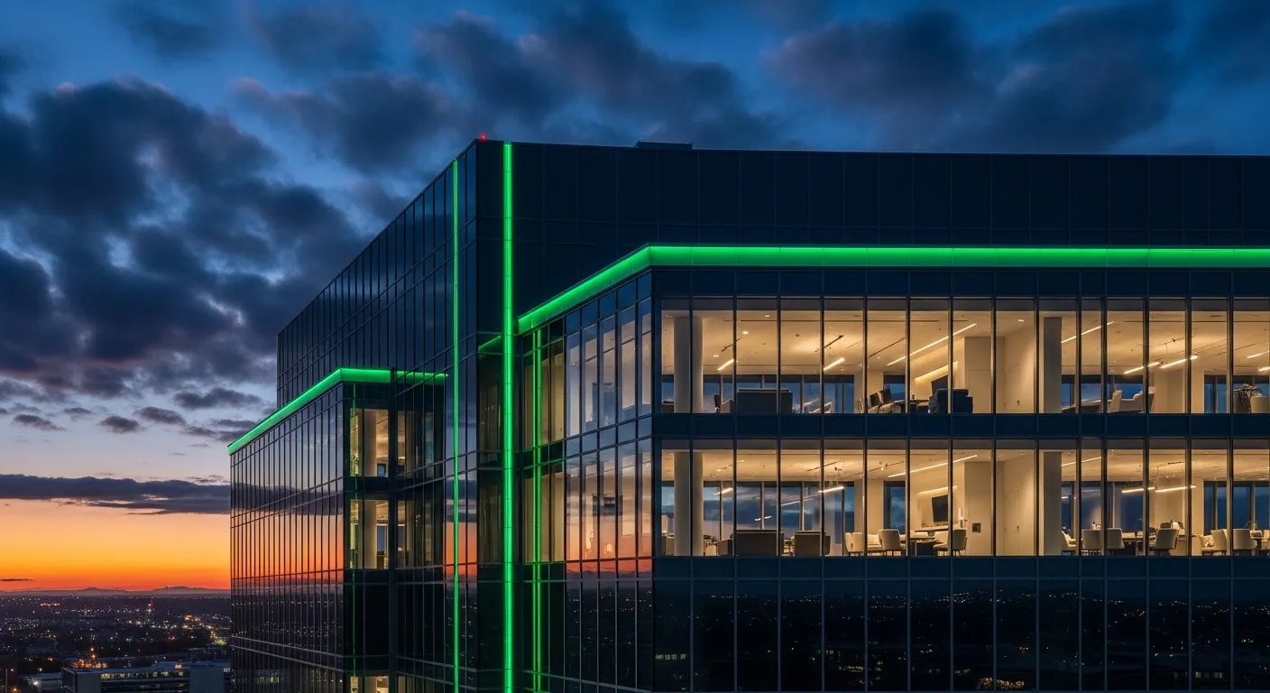 Sede de Xbox con el logotipo de Microsoft Gaming, representando la reestructuración de la división