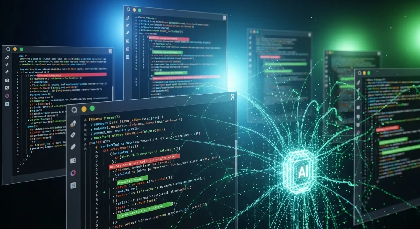 Cursor AI Composer editando múltiples archivos con IA