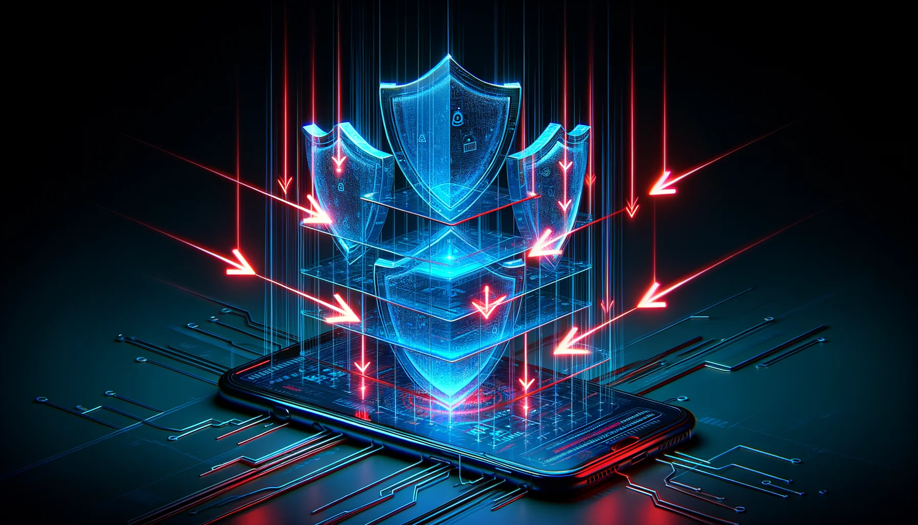 Diagrama de la cadena de exploits de DarkSword mostrando las capas de seguridad de iOS siendo penetradas