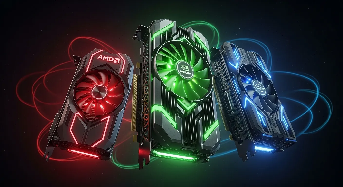 Comparativa visual entre DLSS 4.5, FSR Redstone y XeSS 2 en upscaling