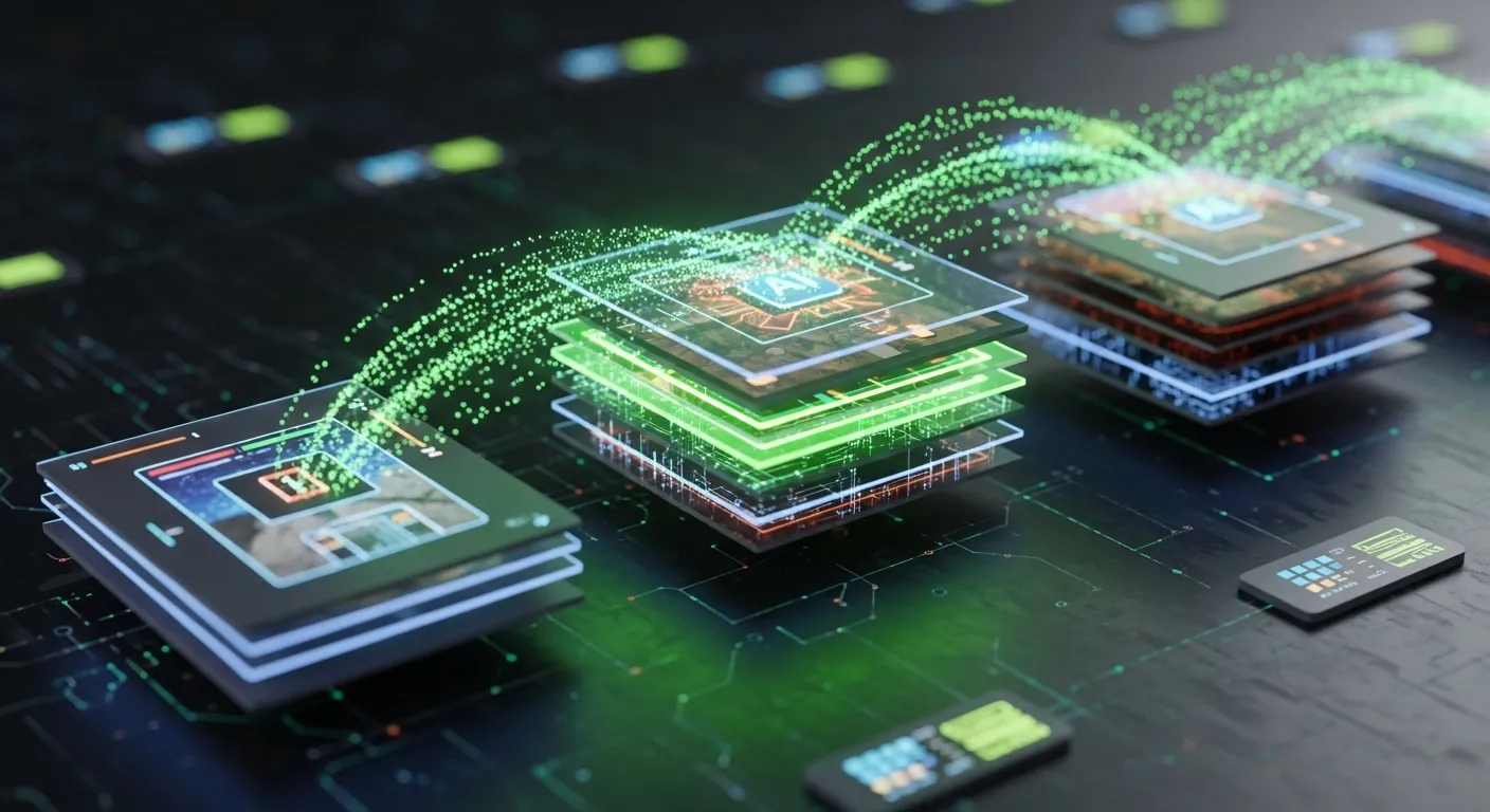 Diagrama del proceso de 3D-Guided Neural Rendering mostrando entrada de datos, análisis semántico y salida fotorrealista