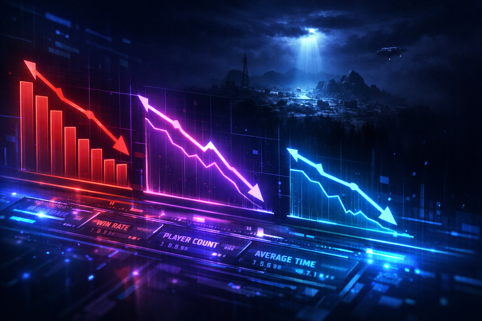 Gráfico declive jugadores Fortnite 2024-2026