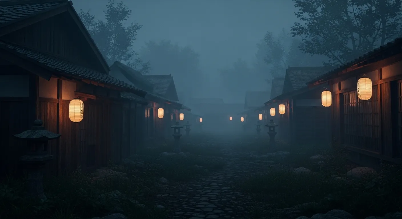 La Aldea Minakami cubierta de niebla y oscuridad en Fatal Frame II Remake