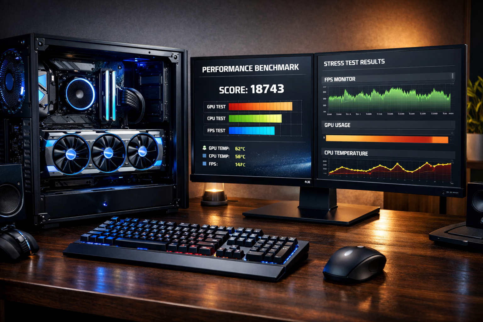 Workstation de desarrollo IA en casa con procesador Intel Core Ultra, GPU Arc Battlemage y refrigeración liquida en un chasis Lian Li