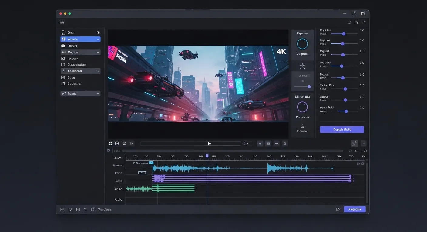 Interfaz de la plataforma Kling AI mostrando opciones de generación de vídeo