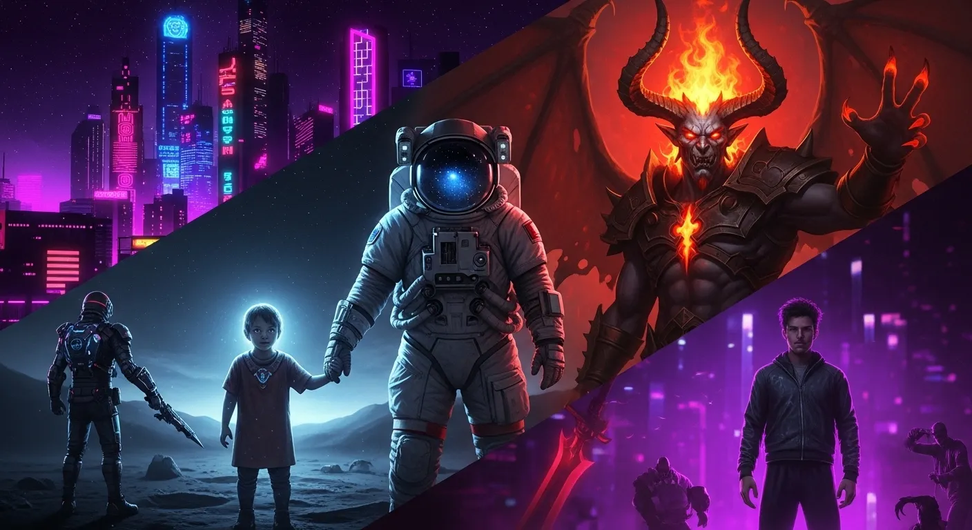 Collage de los principales lanzamientos de videojuegos en abril de 2026