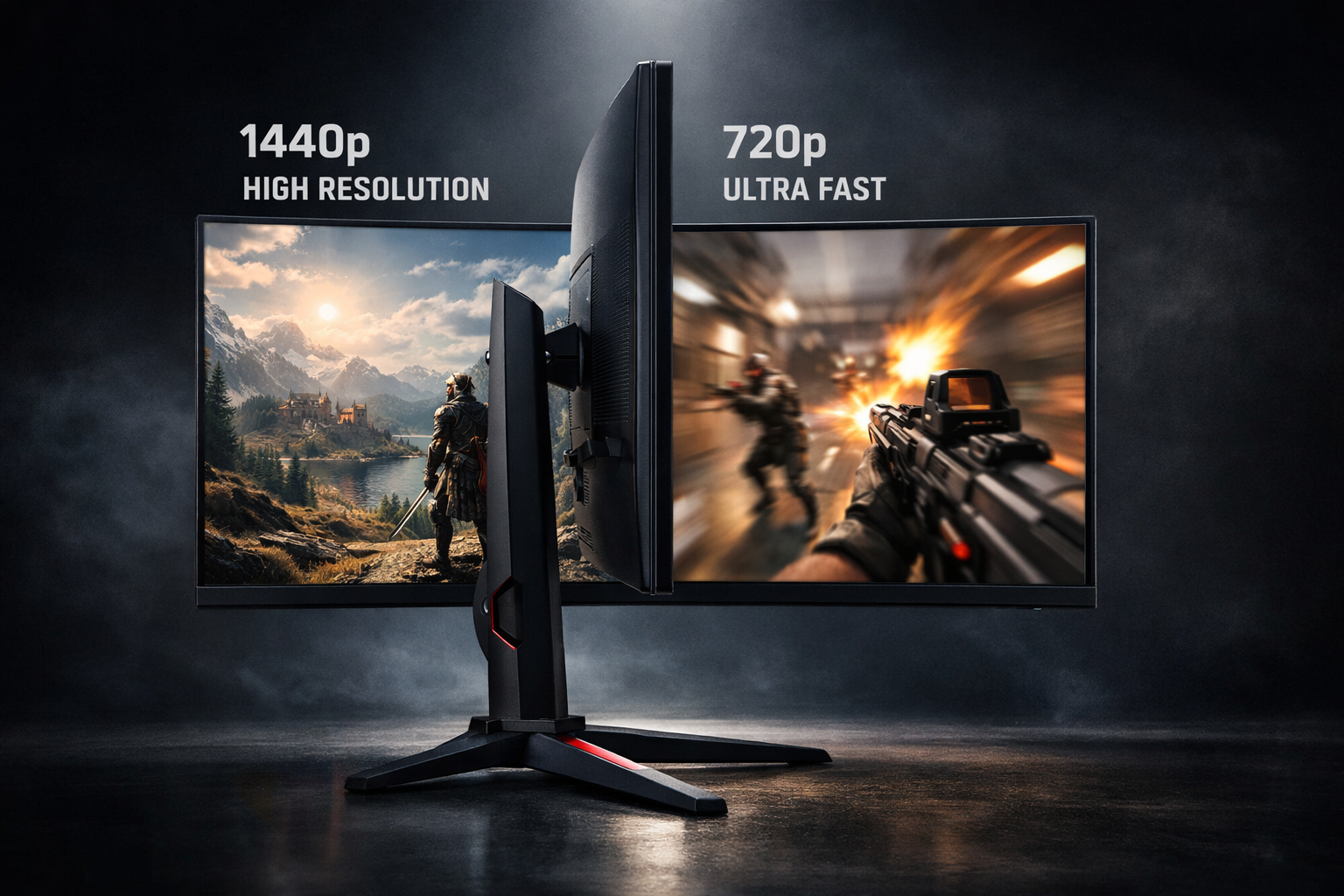 Demostración del Dual Mode VESA del LG 27GX790B con 540Hz QHD y 720Hz HD