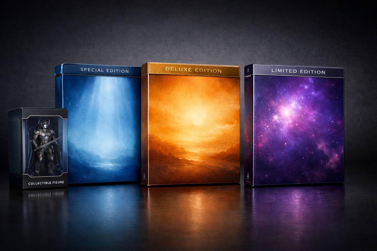 Comparativa de las tres ediciones Standard Deluxe Ultimate de Marvel Tōkon Fighting Souls
