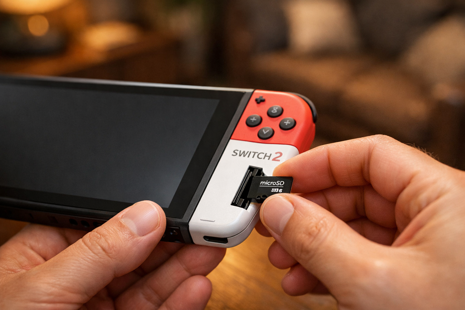 Cómo instalar una microSD Express en la Nintendo Switch 2