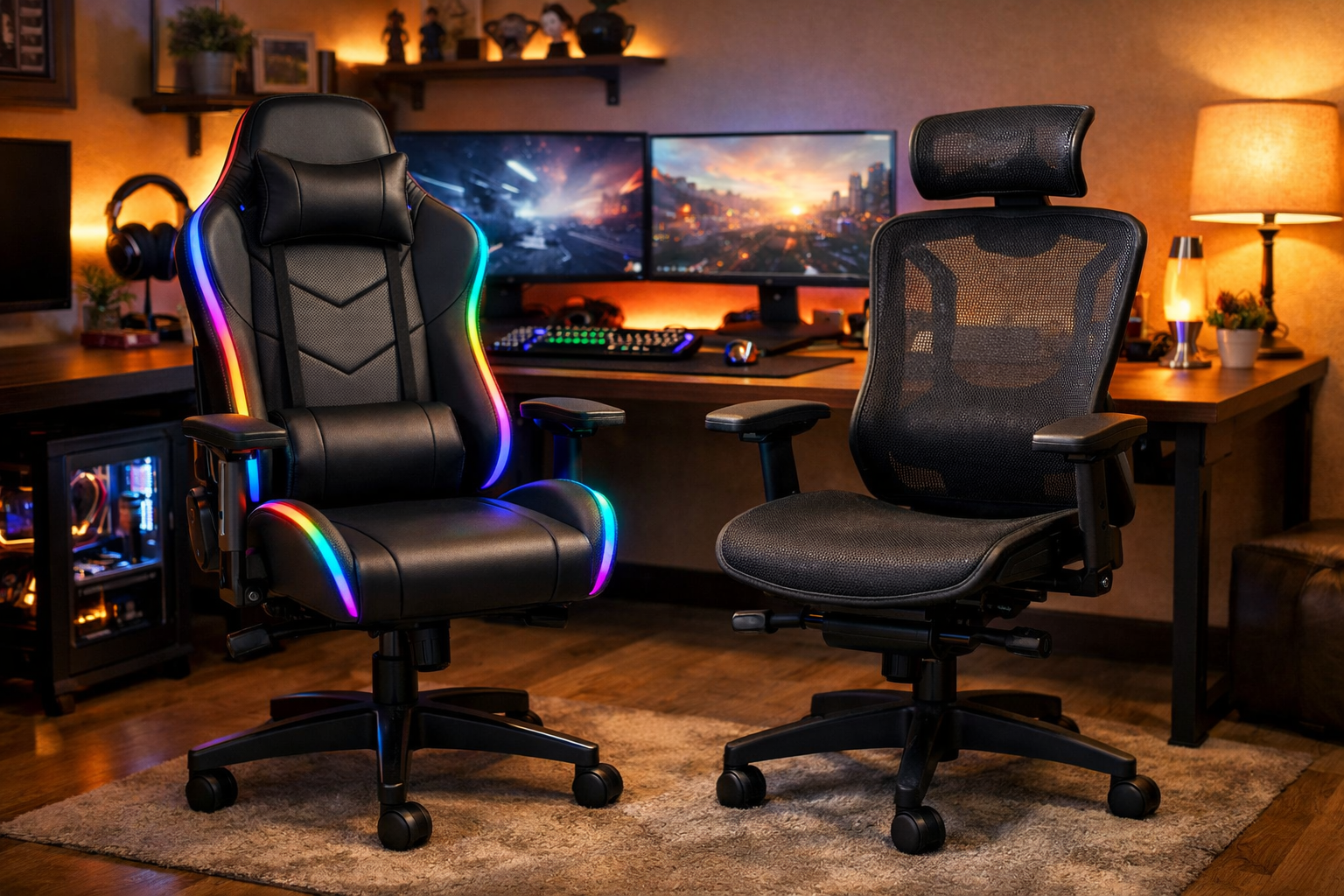 Sillas gaming económicas DRIFT DR35 e IntimaTe WM Heart comparadas