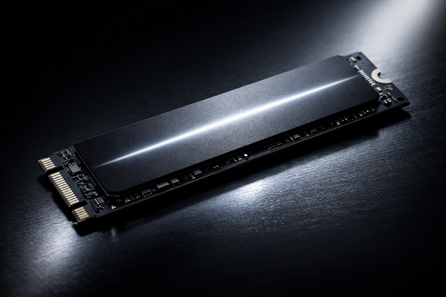WD_Black SN8100 SSD NVMe PCIe 5.0 sin disipador sobre placa base