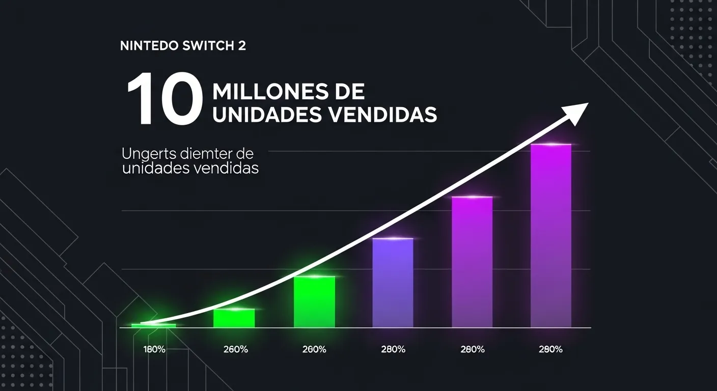 Gráfico de ventas de Nintendo Switch 2