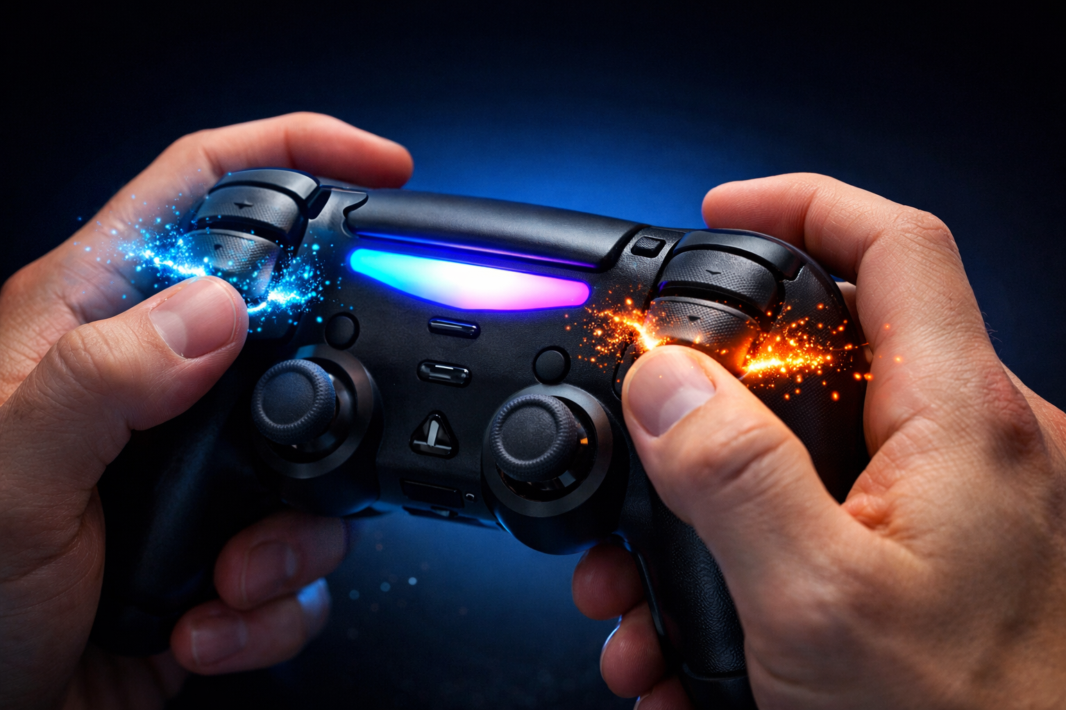 Mando DualSense de PS5 con funciones hápticas para Starfield