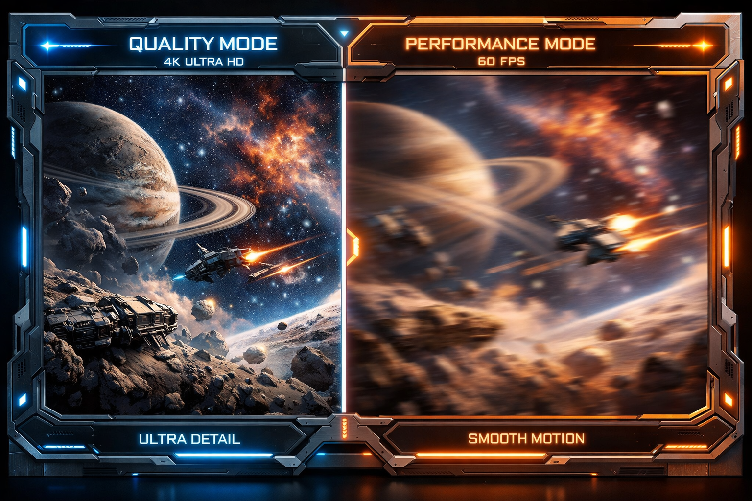 Comparativa de modos gráficos de Starfield en PS5 y PS5 Pro