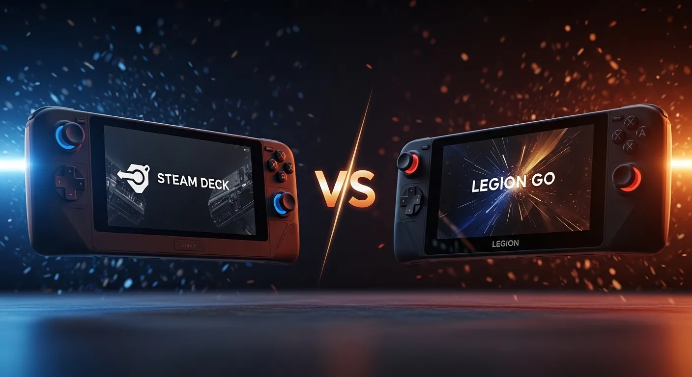 Steam Deck OLED vs Lenovo Legion Go 2 comparativa de portátiles gaming