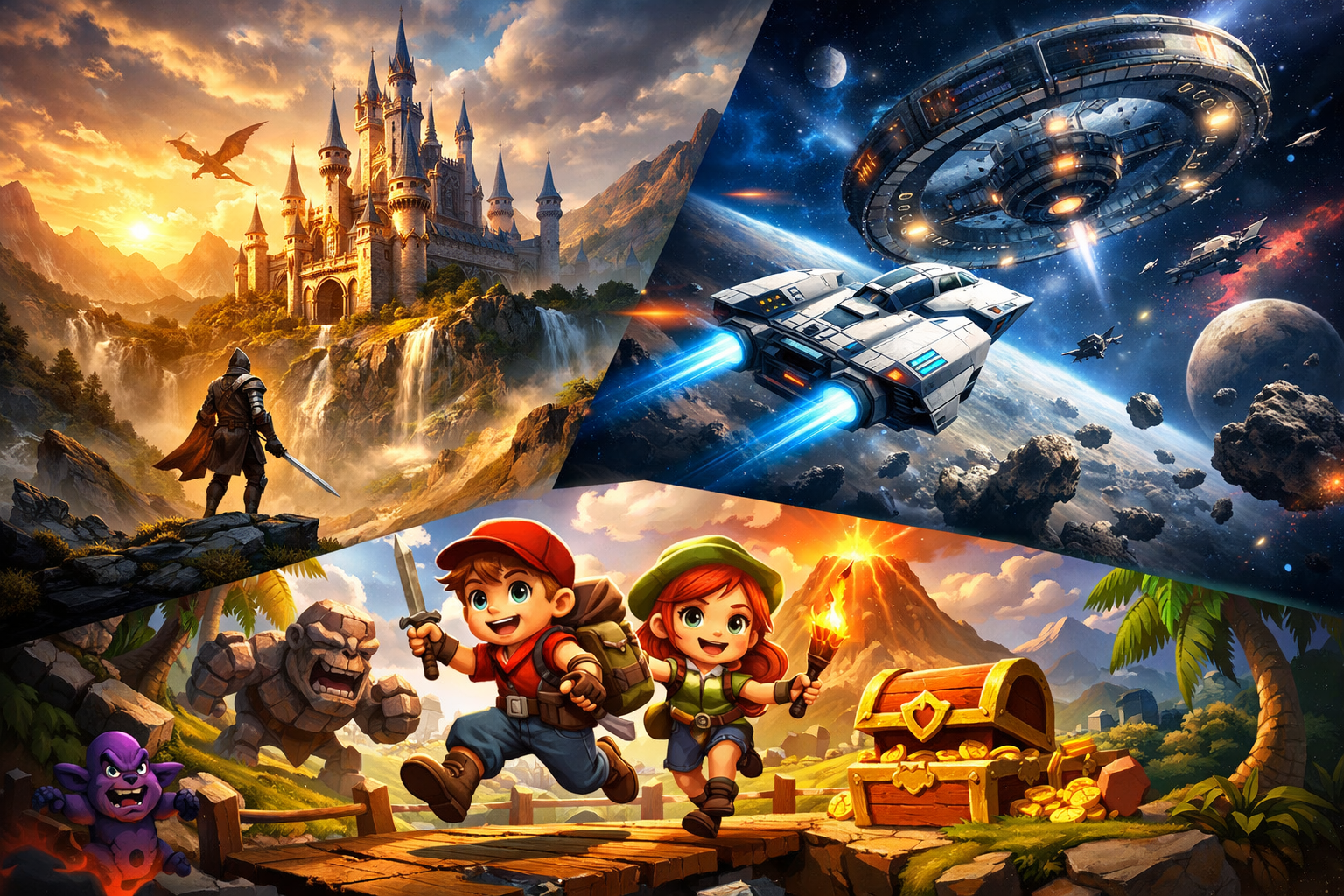 Montaje con tráileres de juegos esperados en Summer Game Fest 2026 Fable Gears of War Clockwork Revolution