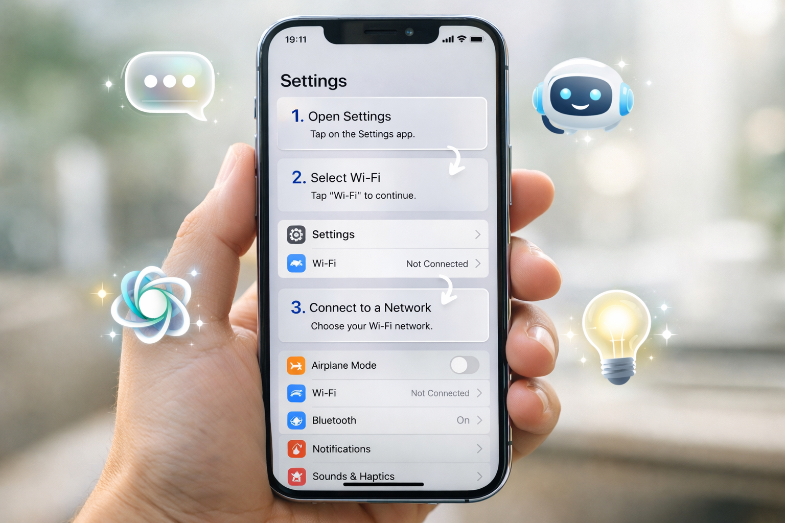 Tutorial cambiar asistente IA iPhone ChatGPT Claude Gemini iOS 27