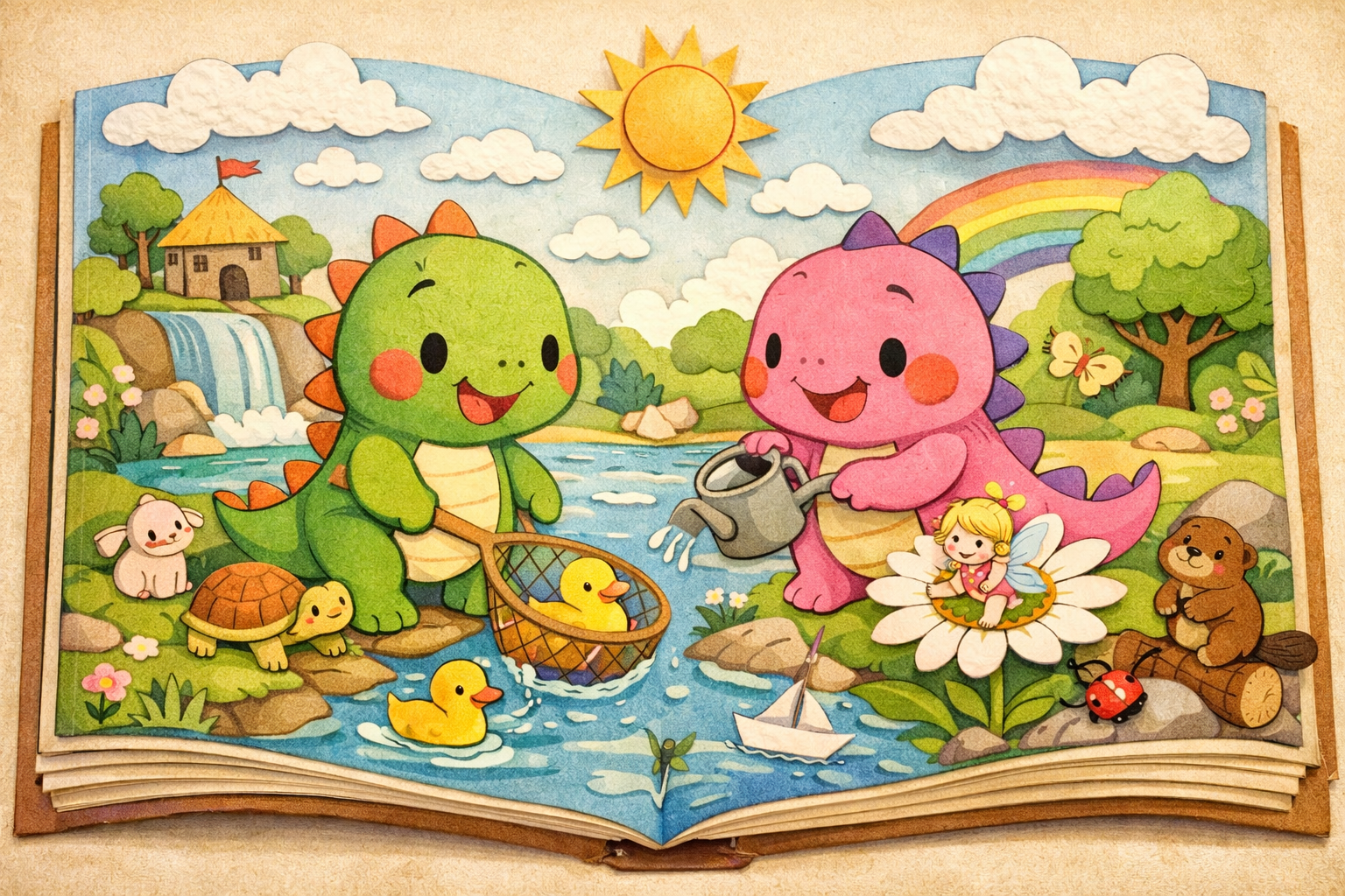 Modo cooperativo local de Yoshi and the Mysterious Book para dos jugadores Switch 2