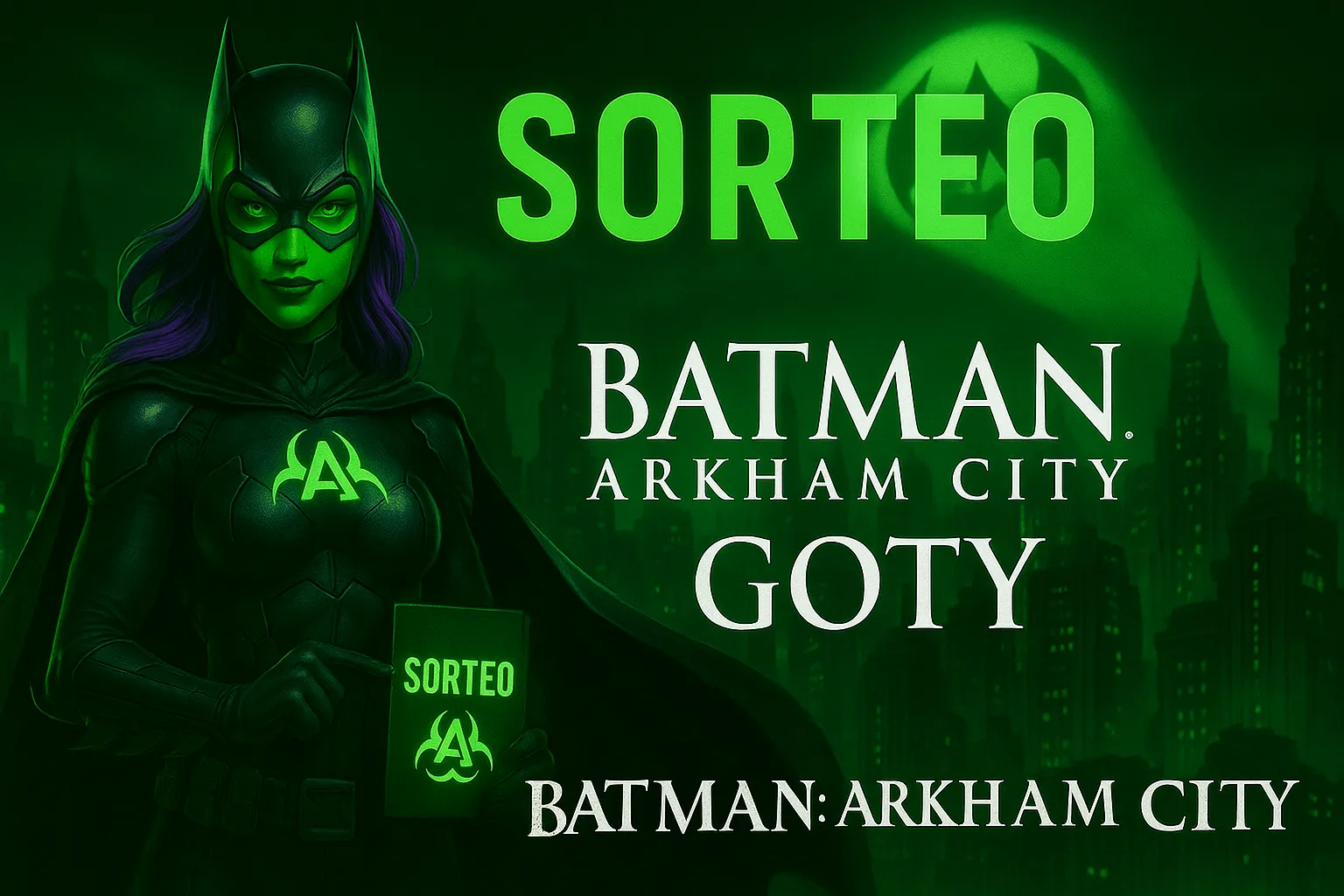 🦇 Sorteo: Batman Arkham City GOTY 🕹️