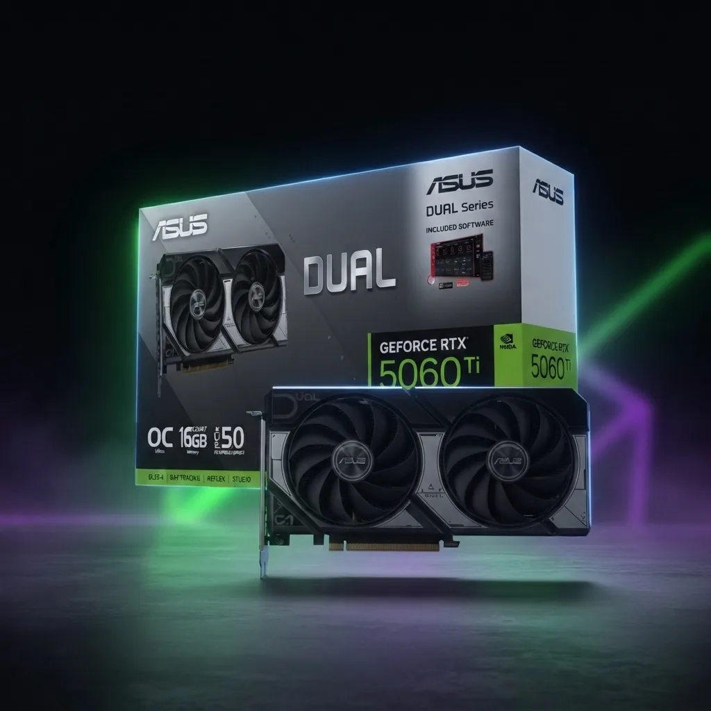 ASUS Dual GeForce RTX 5060 Ti 16GB GDDR7 OC Edition