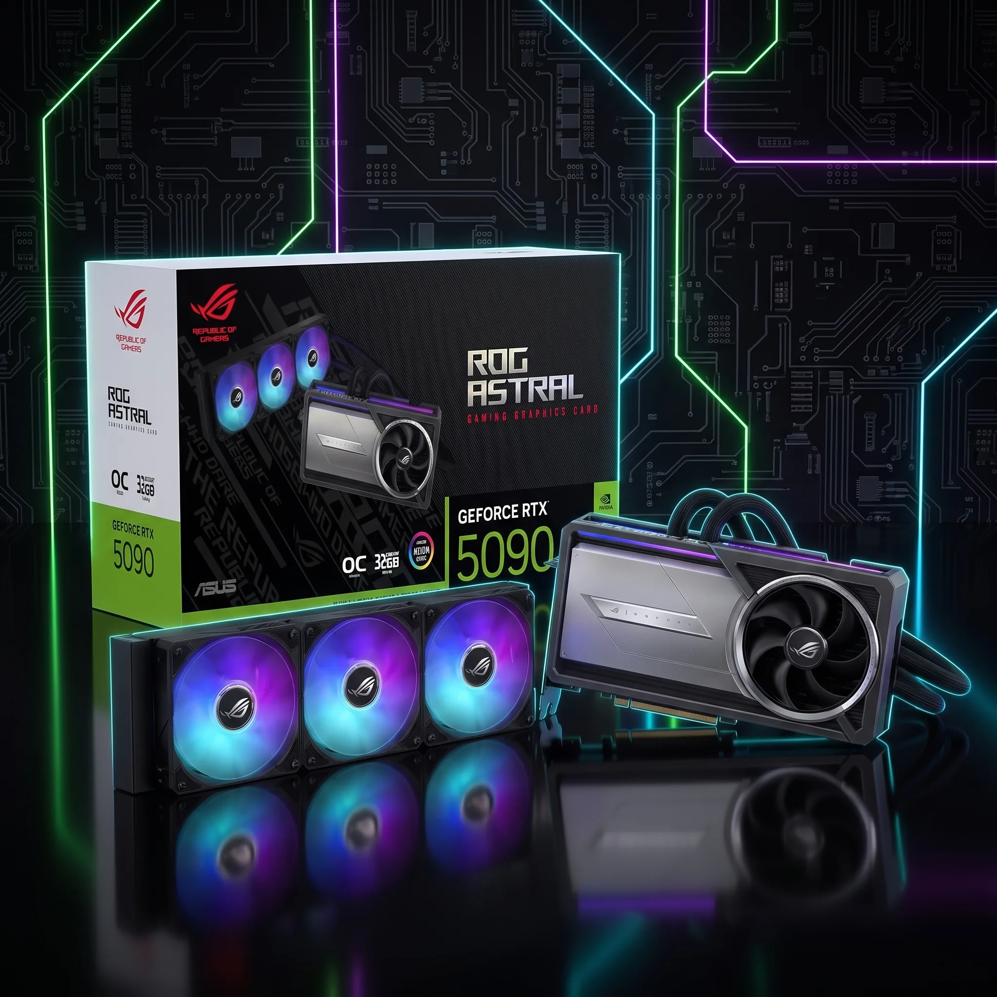 ASUS ROG Astral LC GeForce RTX 5090 32GB GDDR7 OC Edition