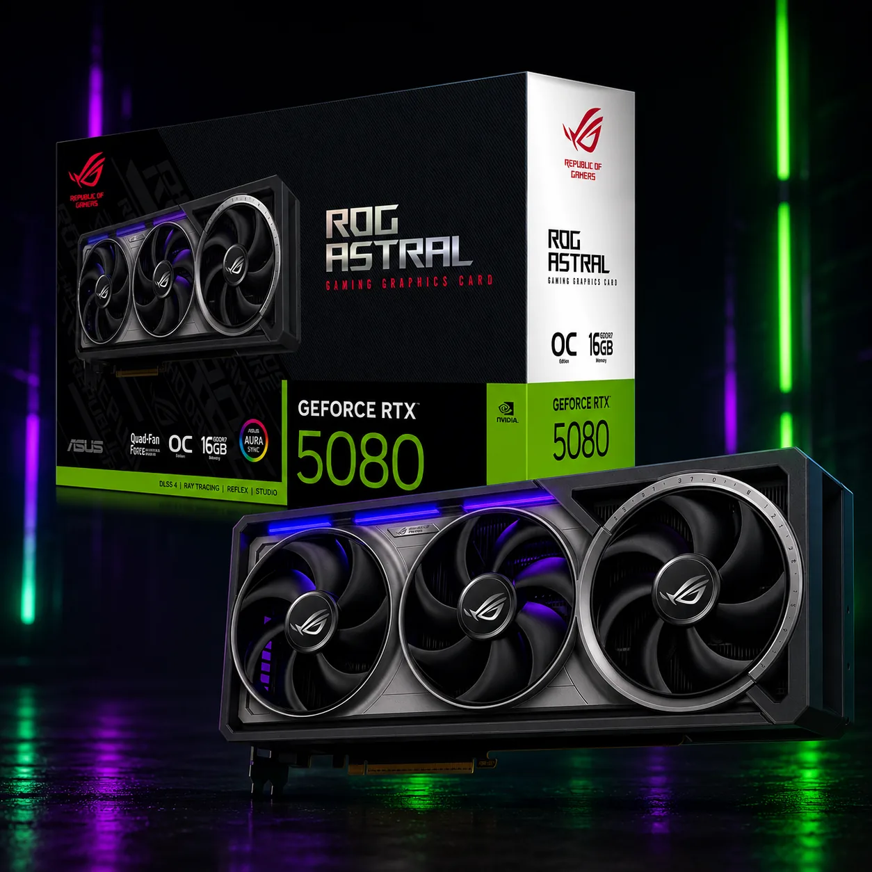ASUS ROG Astral GeForce RTX 5080 16GB GDDR7 OC Edition
