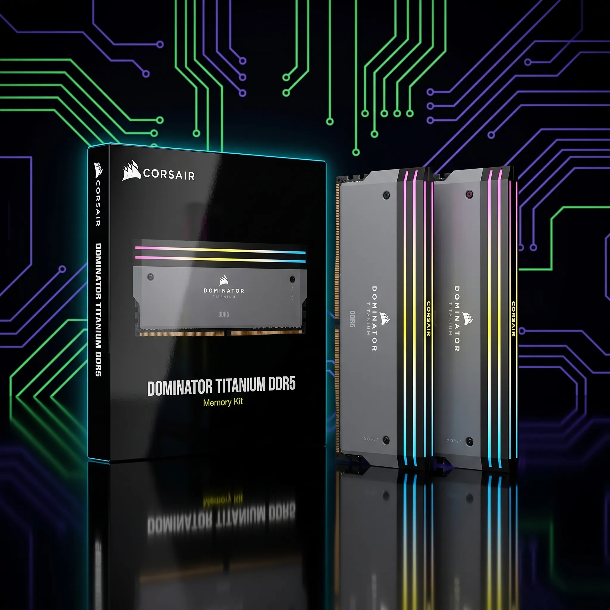Corsair Dominator Titanium RGB 32 GB DDR5-6000 CL30 EXPO + XMP 3.0