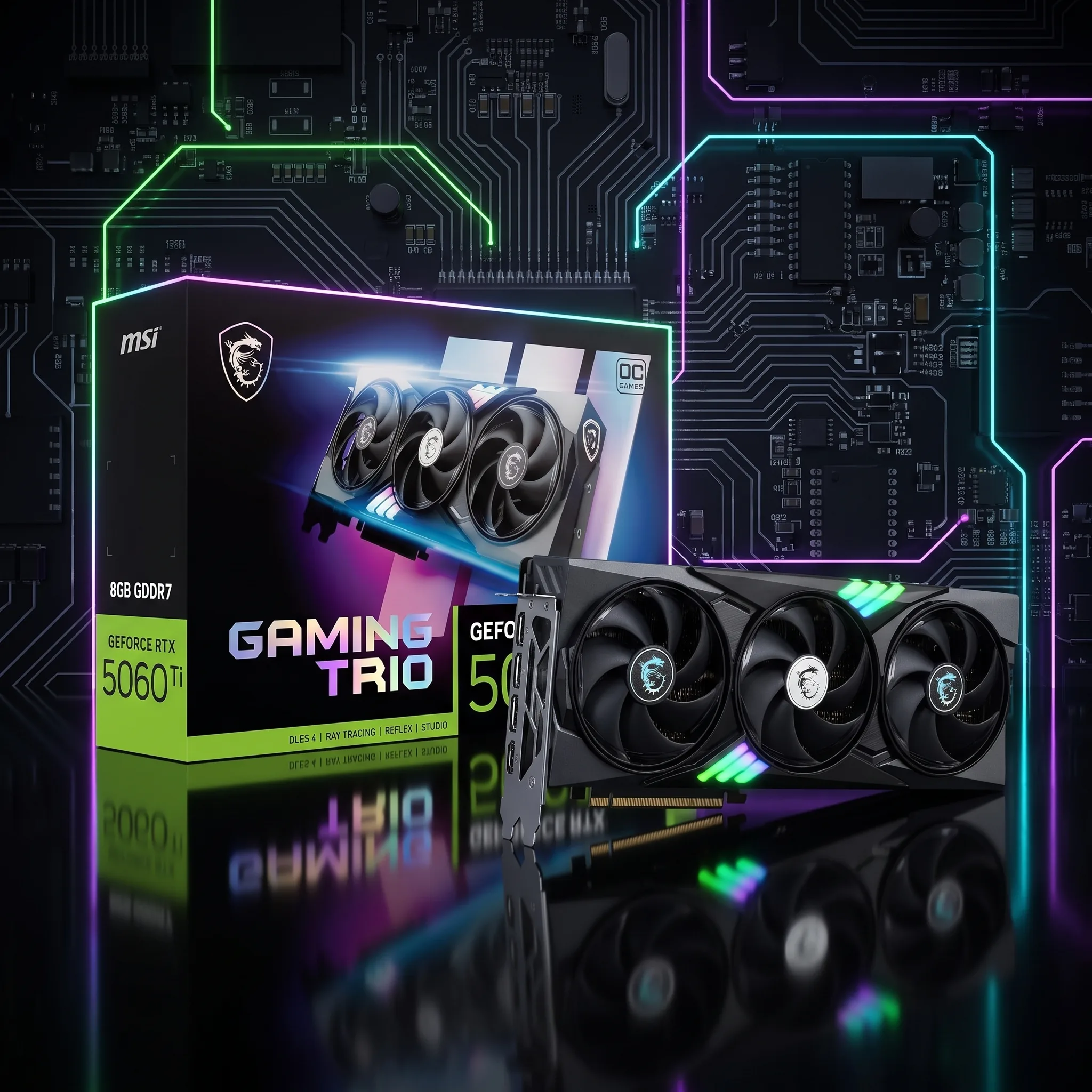 MSI GeForce RTX 5060 Ti 8G Gaming Trio OC GDDR7